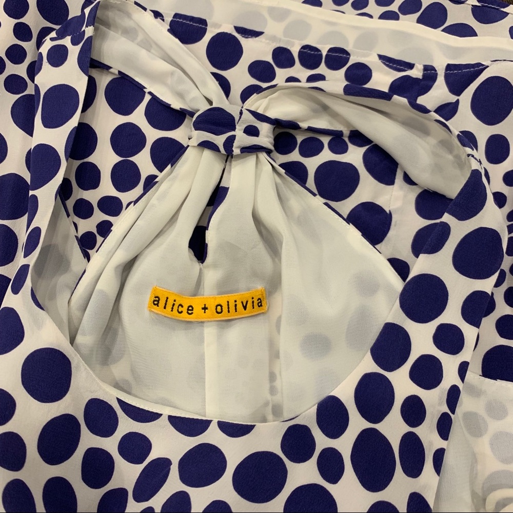 Alice & Olivia halter blouse